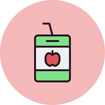 Juice Box Vector Icon
