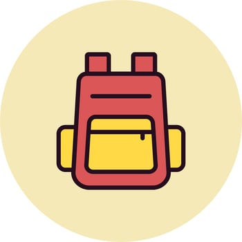 Backpack Vector Icon