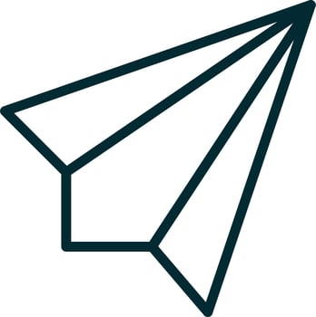 Paper Plane Vector Icon