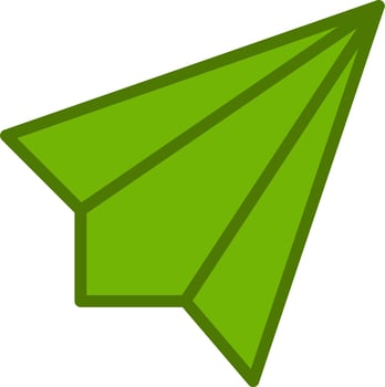 Paper Plane Vector Icon