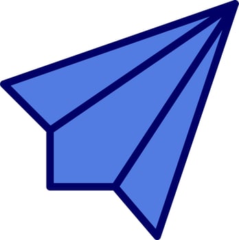Paper Plane Vector Icon