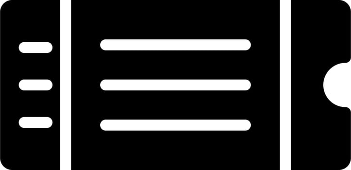 Ticket Vector Icon