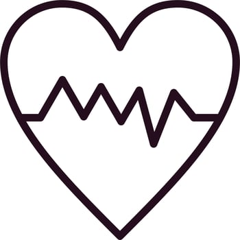 Heart Beat Vector Icon