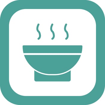Soup Bowl Vector Icon
