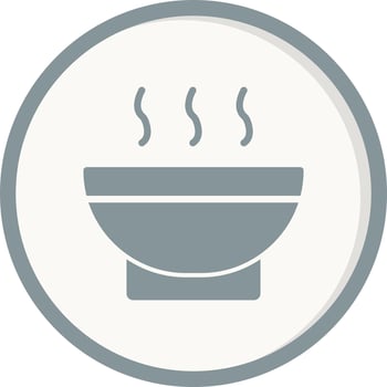 Soup Bowl Vector Icon
