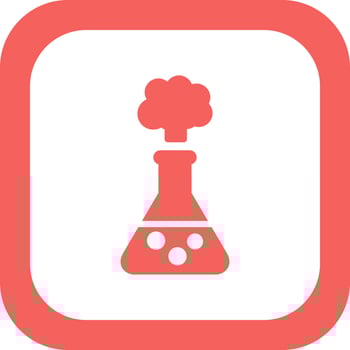 Chemical Reaction Vector Icon