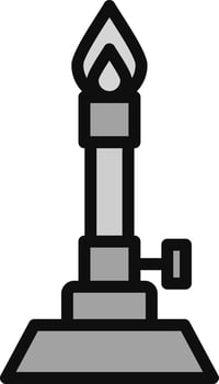 Bunsen Burner Vector Icon