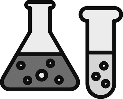 Flasks Vector Icon