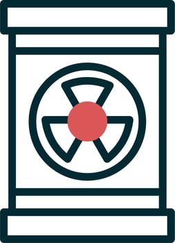 Nuclear Waste Vector Icon