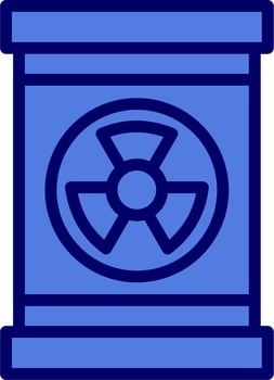 Nuclear Waste Vector Icon