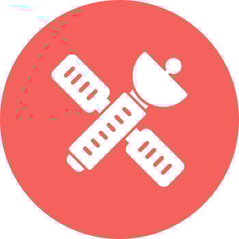 Satellite Connect Vector Icon