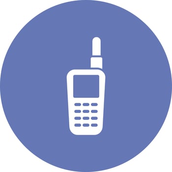 Walkie Talkie Vector Icon