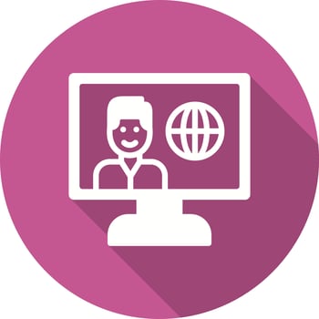 Live Streaming News Vector Icon