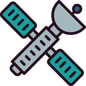 Satellite Connect Vector Icon