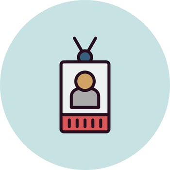 Press Pass Vector Icon