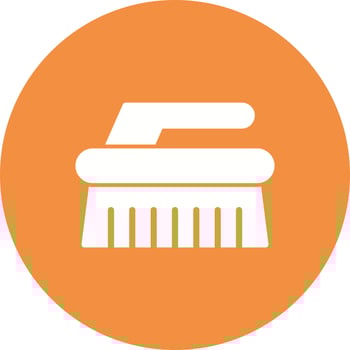 Cleaning Brush Vector Icon