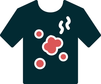 Dirty Shirt Vector Icon