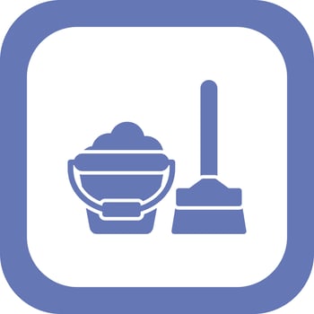 Cleaning Mop Vector Icon