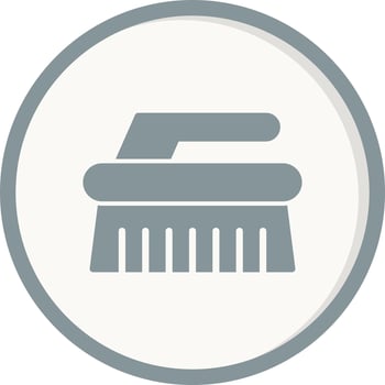 Cleaning Brush Vector Icon