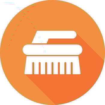 Cleaning Brush Vector Icon