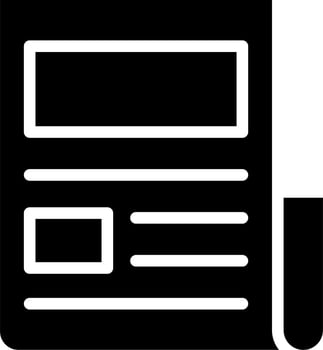 News Report Vector Icon