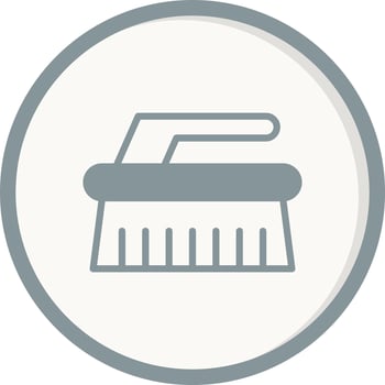 Cleaning Brush Vector Icon