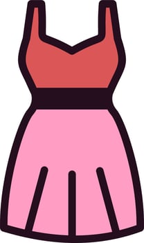 Woman Dress Vector Icon