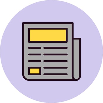 Newspaper Vector Icon