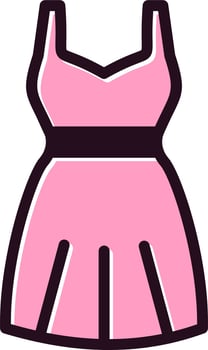 Woman Dress Vector Icon