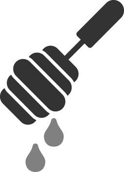 Honey Dipper Vector Icon