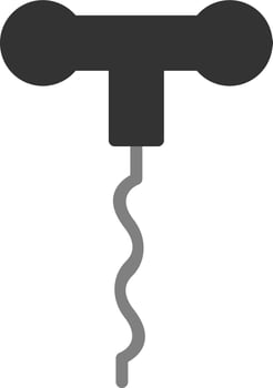 Corkscrew Vector Icon