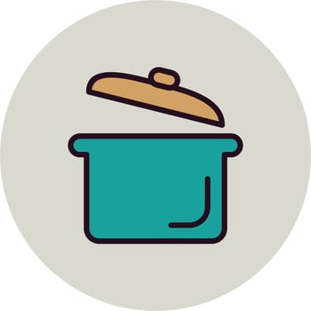 Pot Vector Icon