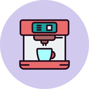 Coffee Machine Vector Icon