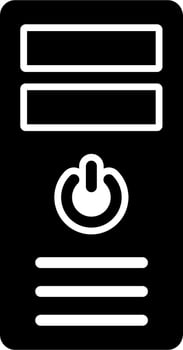 Cpu Tower Vector Icon