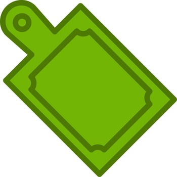Chopping Boardline Vector Icon