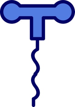 Corkscrew Vector Icon