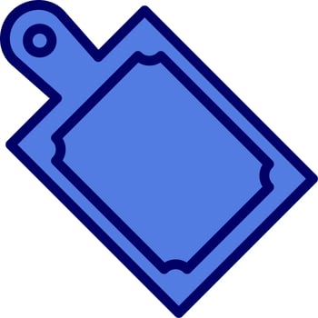 Chopping Boardline Vector Icon