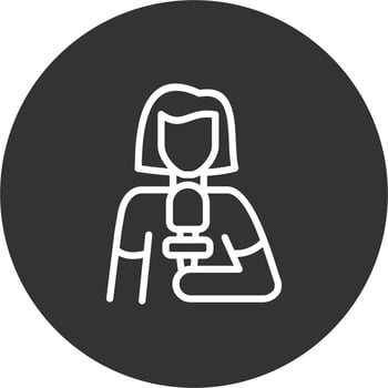 Journalist Vector Icon