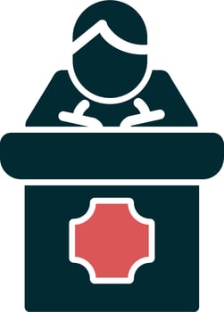 Public Speaking Vector Icon