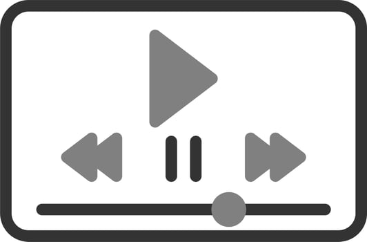 video player Vector Icon