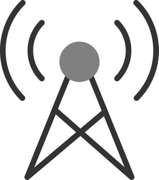 Broadcast Vector Icon