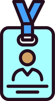 Press Pass Vector Icon