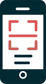 Scanning Qr Code Vector Icon