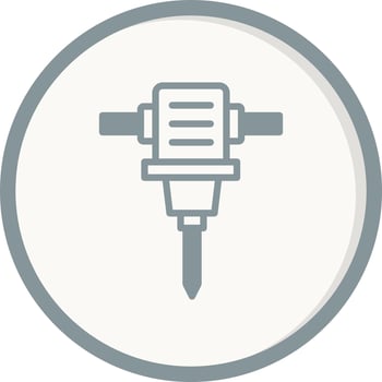 Drill Hole Machine Vector Icon