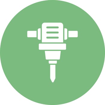Drill Hole Machine Vector Icon