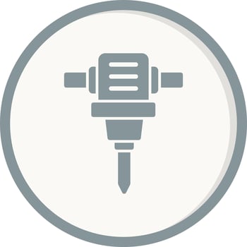 Drill Hole Machine Vector Icon