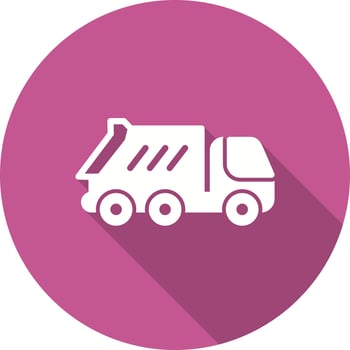 Dump Truck Vector Icon