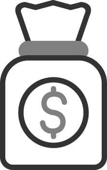Money Bag Vector Icon