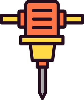 Drill Hole Machine Vector Icon