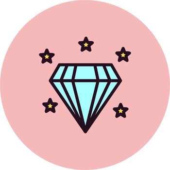 Diamond Vector Icon